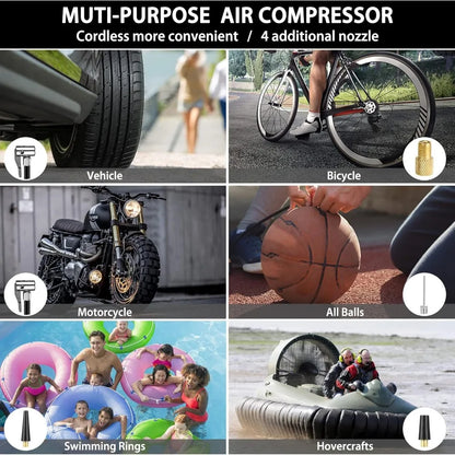 Démarreur de saut 6 en 1, 1800 ampères, avec compresseur d'air, gonfleur de pneus 260psi, batterie de voiture 12V, Pack de démarrage pour camion Aut