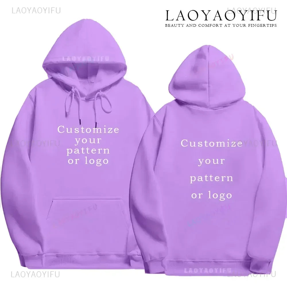Sweat à capuche personnalisé avec Logo personnalisé, sweat-shirt chauffant et confortable pour étudiant, texte imprimé personnalisé, bricolage, à la mode