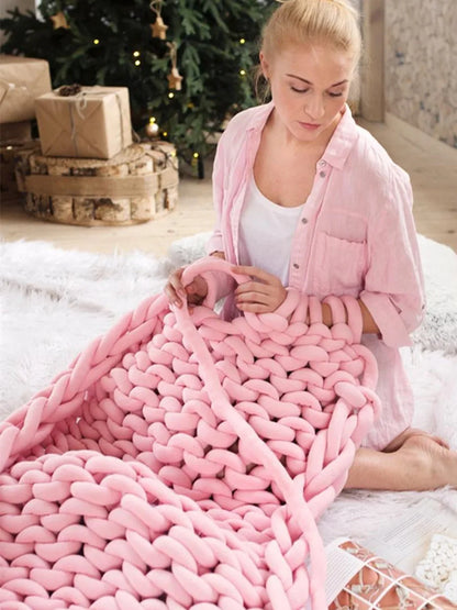Fil épais Super volumineux de 250g, pour tricoter à la main, Crochet, doux, grand coton, bricolage, bras, tricot, fil fil rotatif pour couverture