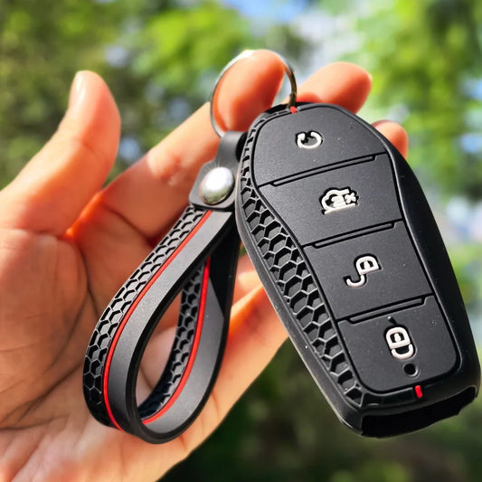 Étui pour clé de voiture en Silicone, support de chaîne, pour BYD Atto 3 Han EV Dolphin Song PRO Max Tang DM Yuan Dolphin E2 Qin PLUS