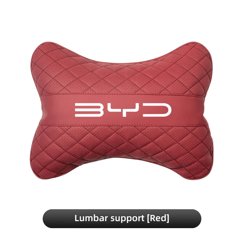 Oreiller de cou pour siège de voiture, appui-tête, coussin de soutien de la taille lombaire pour BYD Atto 3 Yuan Plus Han Tang EV F3 E6 Dmi Song F0 Qin Pro G3 Ea1
