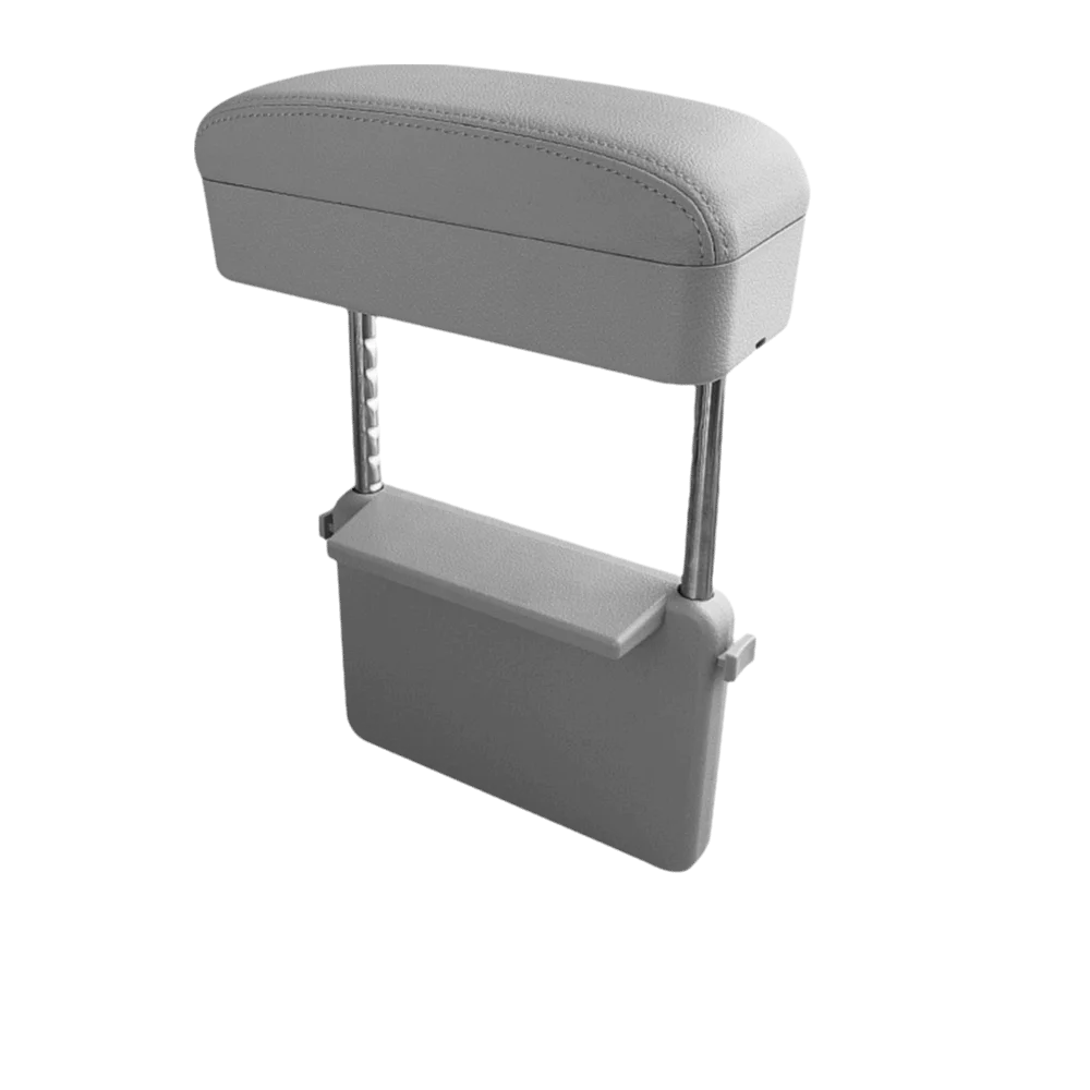 Organisateur de rangement pour console centrale à hauteur réglable, conception universelle, fixation par pince, boîte de rangement latérale pour siège, rangement multifonctionnel