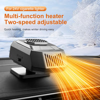 Chauffage de voiture électrique 12V/24V, Anti-buée, chauffage rapide, dégivreur de pare-brise, accessoires de voiture