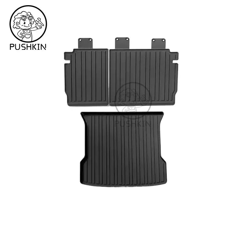 Pour Xpeng G6 2023 2024 tapis de sol tapis de coffre tous temps avant arrière tapis de doublure de chargement, imperméable anti-dérapant coussinets de pied accessoires