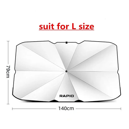 Pare-soleil de pare-brise de voiture, pare-soleil avant intérieur de voiture pour Skoda Octavia Fabia Rapid Superb Kodiaq Scala Karoq Citigo Kamiq Enyaq
