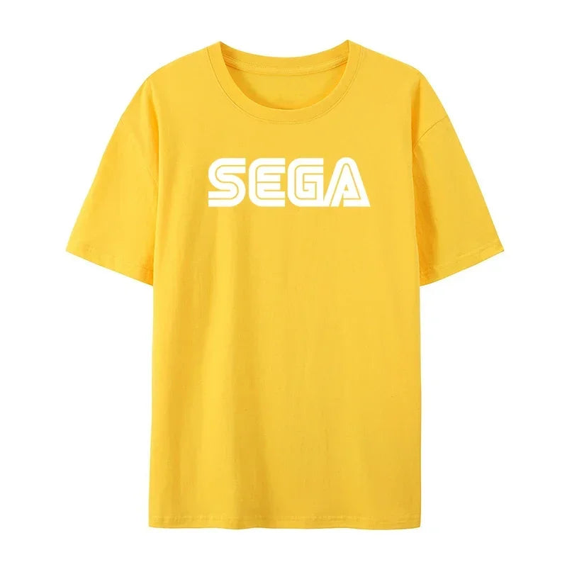 Nouveauté Sega Logo hommes t-shirts été décontracté à manches courtes mode Streetwear Harajuku t-shirt Style coréen Fans de jeu hommes t-shirts