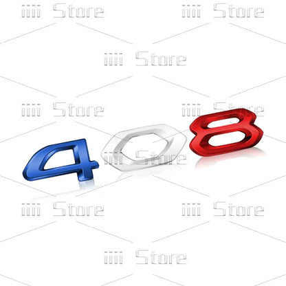 Autocollant 3D en métal chromé pour voiture, autocollant latéral de garde-boue de coffre arrière, accessoires automobiles pour Peugeot 208 308 408 508 GT RCZ