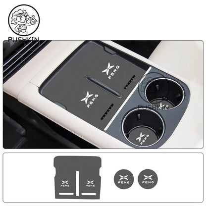 Coussinet de Protection de charge sans fil adapté pour Xpeng G6, coussin de tasse de contrôle Central, accessoires de Protection en Silicone