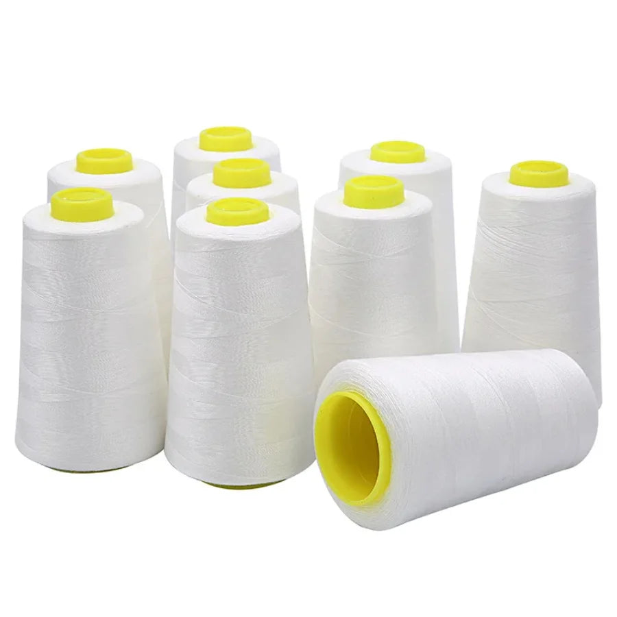 Fil à coudre pagode 3000, adapté à la Machine à coudre polyvalente, matériau en Polyester, 40/2 noir ou blanc, 4 pièces