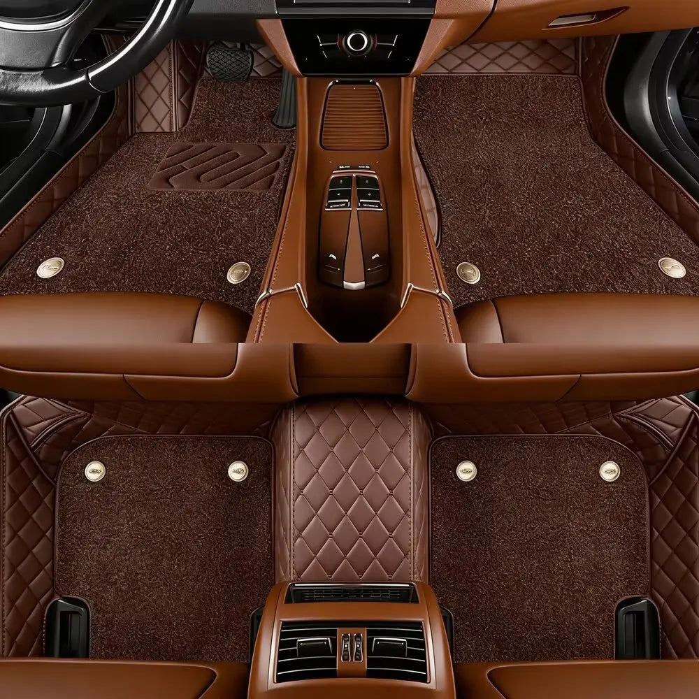 Tapis de sol de voiture Double couche 9D, pour Jetour Dashing 2022 2023 2024, coussinets de pied automobiles personnalisés, couverture de tapis Automobile, accessoire intérieur
