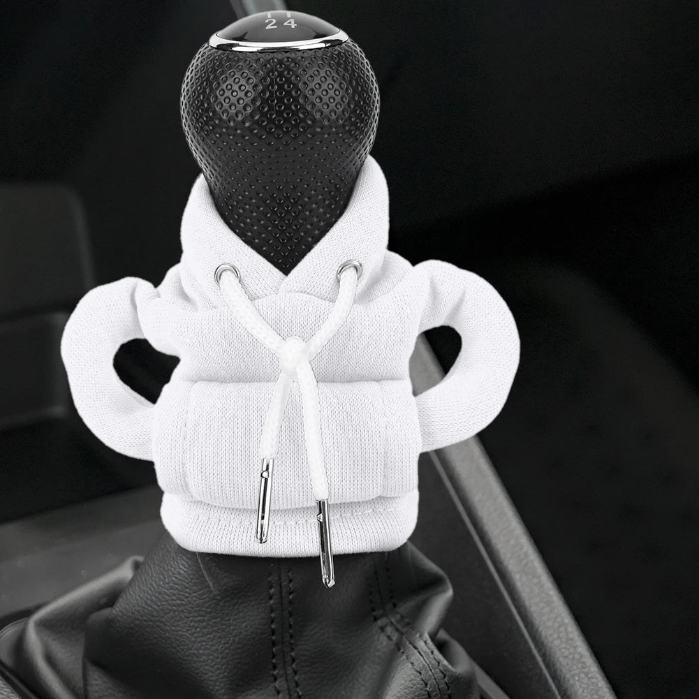 Couvercle de pommeau de levier de vitesse de voiture, Sweats à capuche de mode, Poignée de vitesse, Couverture décorative, Manuel, existent, Décoration intérieure de voiture, Accessoires