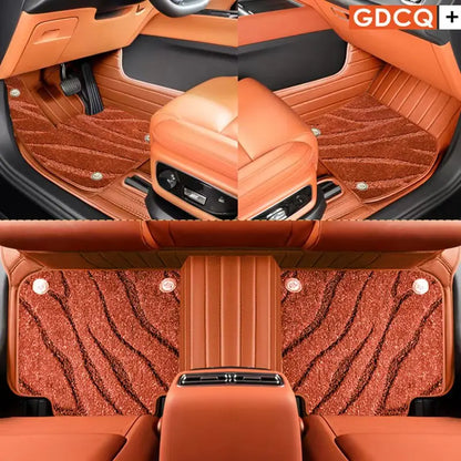 طقم كامل من دواسات أرضية السيارة الجلدية المخصصة لسيارة شانجان يوني كيه 2021 2022 2023، إكسسوارات سيارات