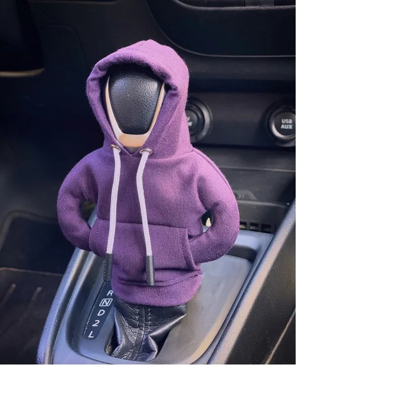 Couvercle de pommeau de levier de vitesse de voiture, Sweats à capuche de mode, Poignée de vitesse, Couverture décorative, Manuel, existent, Décoration intérieure de voiture, Accessoires
