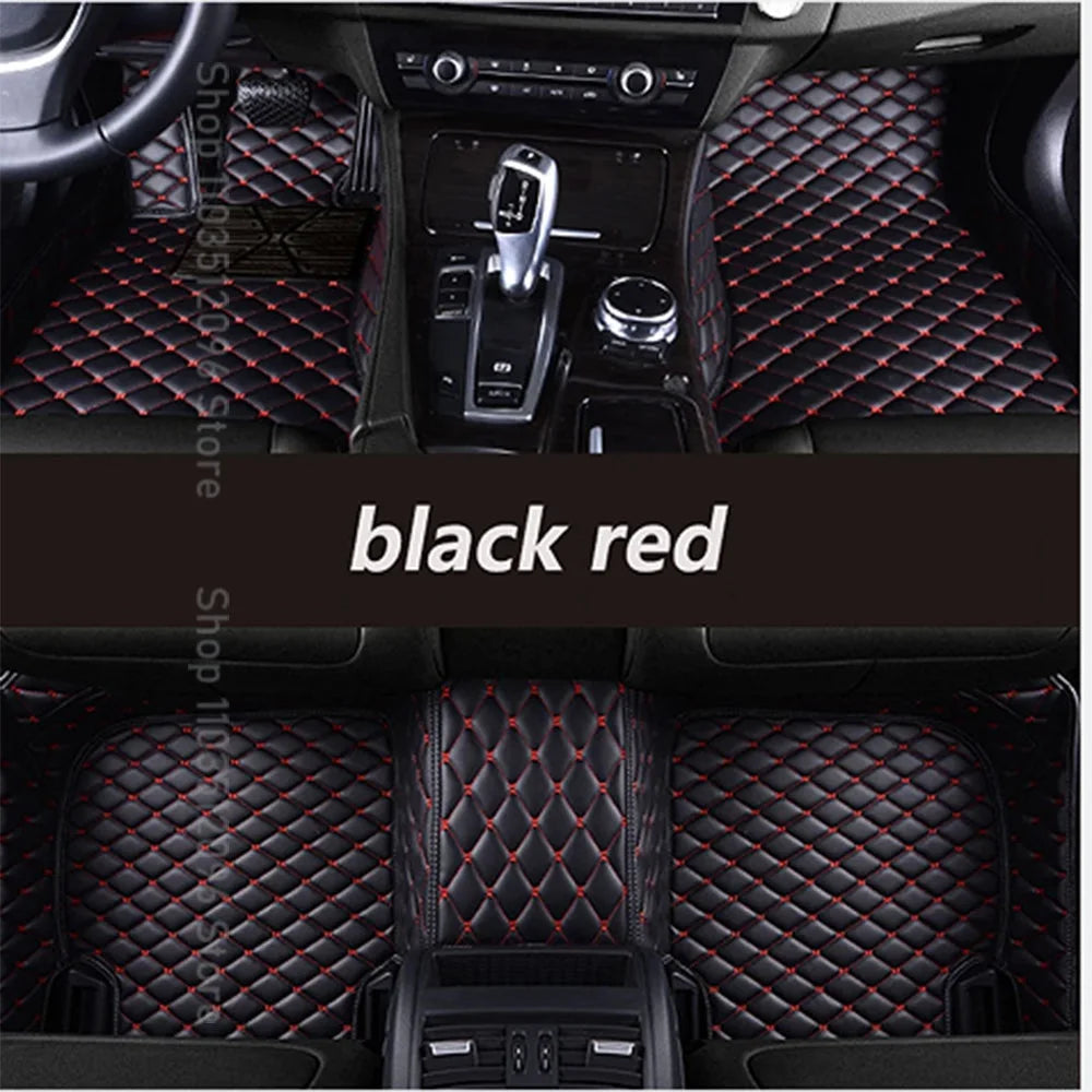 Tapis de sol de voiture personnalisé pour Xpeng P7 2020 – 2024, tapis de sol de voiture en cuir résistant à l'usure de haute qualité
