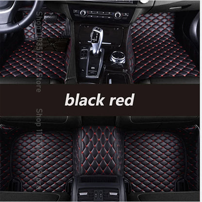 Tapis de sol de voiture personnalisé pour Xpeng P7 2020 – 2024, tapis de sol de voiture en cuir résistant à l'usure de haute qualité