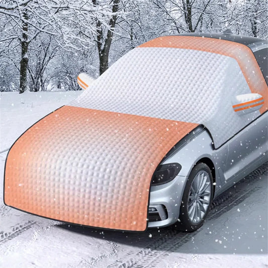 Housse de protection contre la neige pour voiture, pour l'extérieur, demi-enveloppé, imperméable, Protection contre la glace, pour berline SUV, hiver
