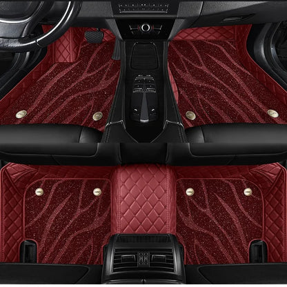 Pour VW Passat berline B5 B5.5 B6 B7 B8 B9 tapis Auto Double couche personnalisé tapis de sol de voiture Coche accessoires doublures de sol