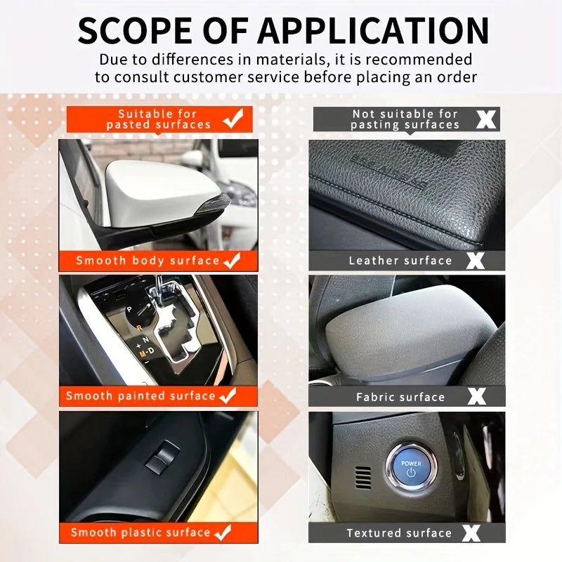 Film de carrosserie de voiture en Fiber de carbone, autocollant en vinyle noir, Film de protection mat et brillant pour moto 6D 5D 4D 3D, feuille de couverture de véhicule