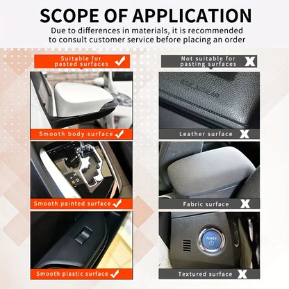 Film de carrosserie de voiture en Fiber de carbone, autocollant en vinyle noir, Film de protection mat et brillant pour moto 6D 5D 4D 3D, feuille de couverture de véhicule