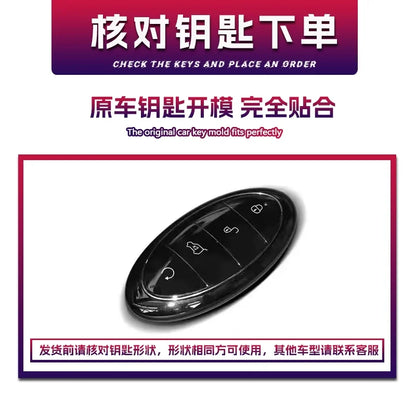 Housse de clé en métal de qualité supérieure pour BYD Yangwang U8/U9/U7 – Coque de porte-clés de luxe en alliage de zinc, support de protection anti-rayures