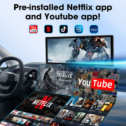 11.26 pouces universel Android 14 8 cœurs puce 6 + 128G Carplay autoradio GPS BT lecteur multimédia Central systèmes intelligents de voiture