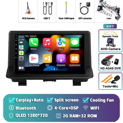 Android 15 sans fil CarPlay Auto autoradio pour Audi Q3 2012-2018 DSP lecteur vidéo multimédia GPS stéréo Autoradio unité principale WIFI