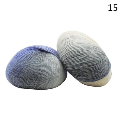 Rouleau de laine douce au Crochet pour bébé, fil de laine tricoté pour bébé, fil arc-en-ciel
