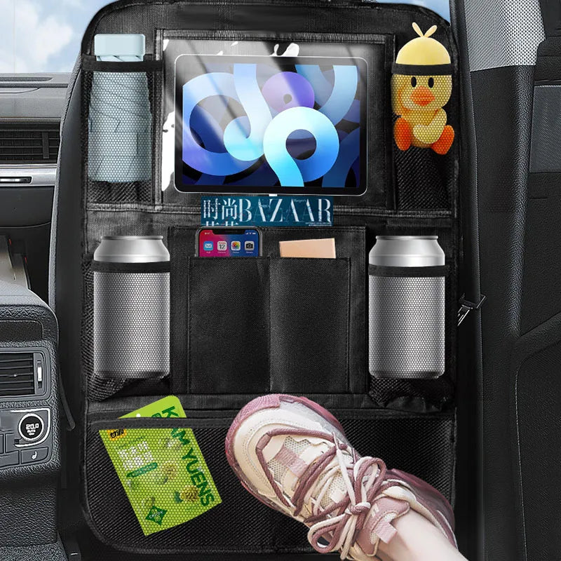 Coussinet Anti-saleté de voiture pour enfants, 1 pièce, housse de protection arrière de siège Auto, organisateur universel de siège arrière de voiture avec poches de rangement