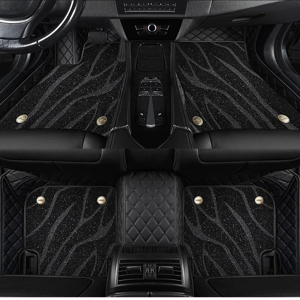 Tapis de sol de voiture personnalisés 5D, pour Nissan Murano, Double couche, doublures de sol, couverture