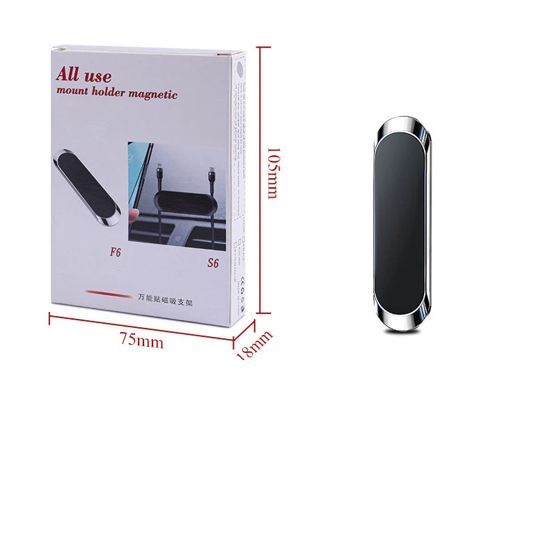 Support de téléphone magnétique pour voiture en forme de Mini bande Simple, accessoires de voiture 9x2.4MMN40, aimants magnétiques puissants, colle Nano-sans marquage