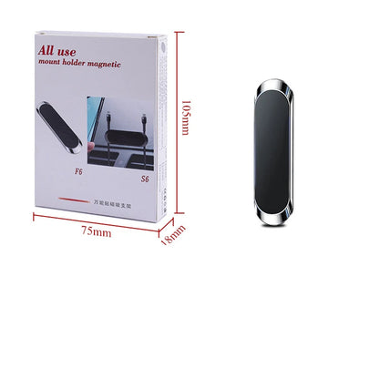 Support de téléphone magnétique pour voiture en forme de Mini bande Simple, accessoires de voiture 9x2.4MMN40, aimants magnétiques puissants, colle Nano-sans marquage