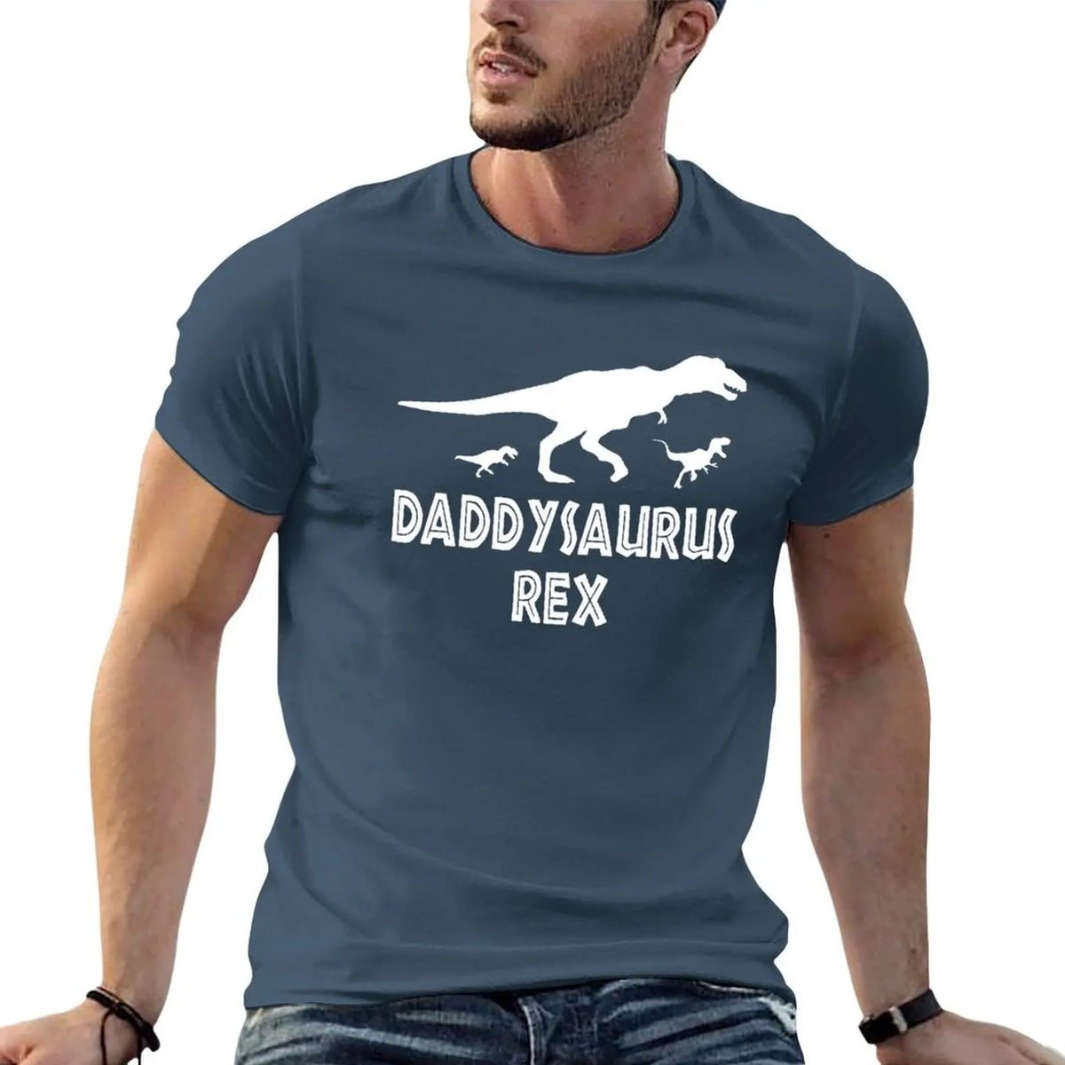 T-Shirt Daddysaurus homme T-Shirt T chemise personnalisée T Rex chemise