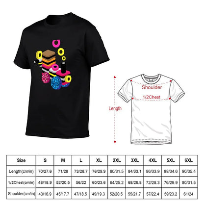 Chemises drôles T-Shirt en coton de qualité Allsorts homme Train réglisse chemises hautes