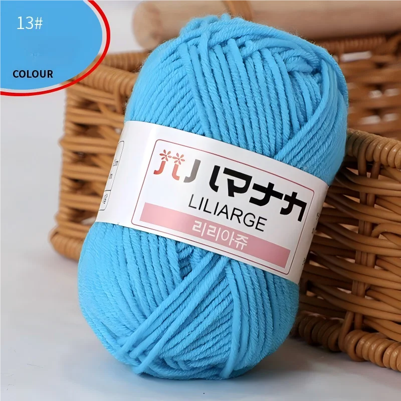 Fil à tricoter en coton doux et épais pour bébé, fil de velours en fibres épaisses pour tricot à la main, fil à crocheter pour pull DIY