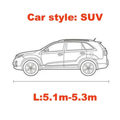 Pour voiture de sport berline SUV beauté style universel extensible couverture de voiture résistant au soleil coupe-vent anti-poussière résistant aux rayures Protection UV