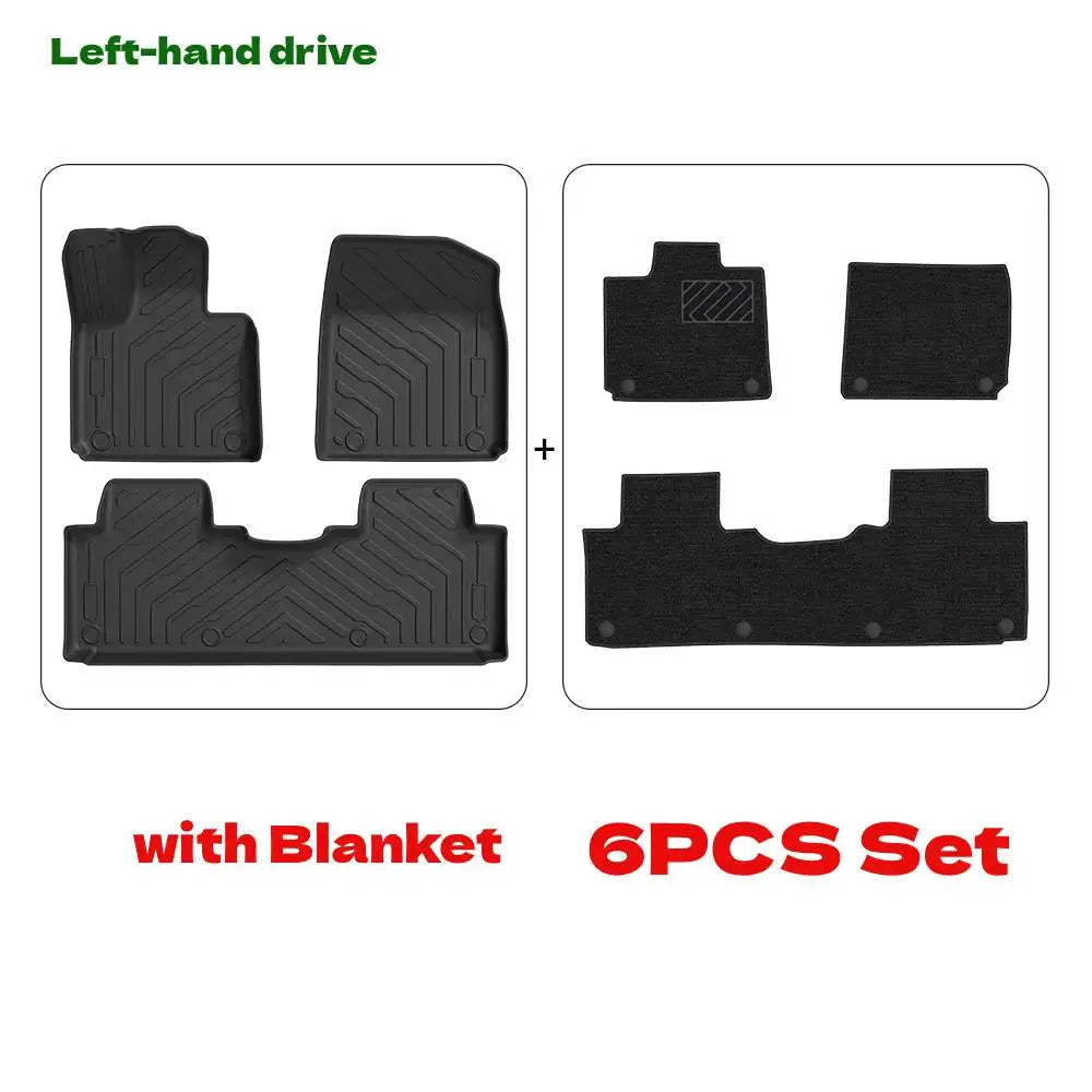 Tapis de sol TPE tous temps et doublure de chargement pour Xpeng G9 2022 – 20225, tapis de coffre étanche et robuste pour Xpeng G9 2025