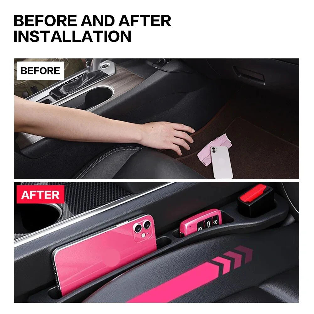 2 pièces pour Skoda Octavia 2 3 MK2 MK3 A4 A5 A7 VRS remplissage d'espace de siège de voiture entre les crevases de siège accessoires de décoration intérieure