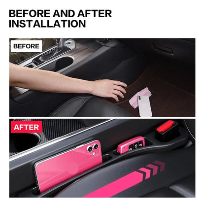 Remplisseur d'espace de siège de voiture entre les sièges, accessoires de décoration intérieure pour Prado 120 150 J90 J120 J150 LC90 LC150, 2 pièces