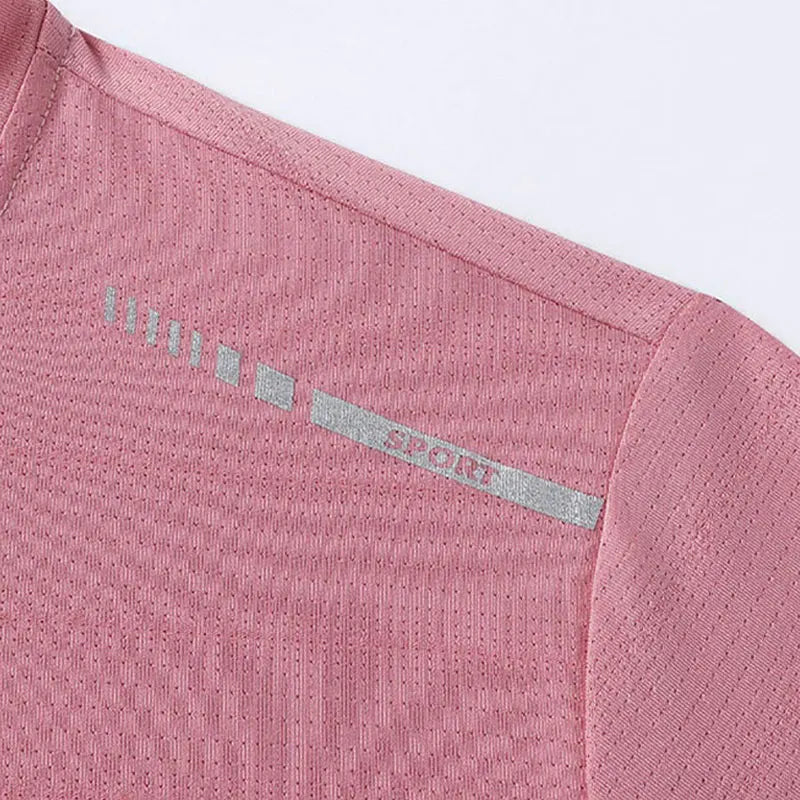 T-Shirt de course réfléchissant pour femmes, haut de Sport en soie glacée à haute élasticité, respirant, à séchage rapide, pour l'été, Cool, T-Shirt actif à manches courtes