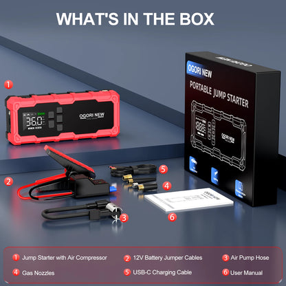 Démarreur de saut de voiture 4000A/7000A 15800mAh/26800mAh, batterie de voiture, Booster de batterie automatique, dispositif de démarrage pour batterie externe essence et Diesel