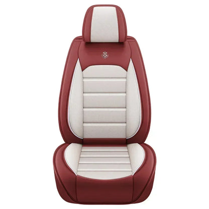 Ensemble complet de housses de siège de voiture en cuir PU, protection de banc fendue avant et arrière, quatre saisons universelles, adaptées à la plupart des accessoires de voiture SUV