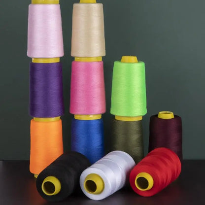 Fil à coudre en Polyester solide et Durable, 1300 Yards, Machine à coudre professionnelle, broderie à domicile, couture, réparation