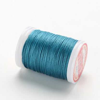 Fil à coudre rond ciré en Polyester, 0.4/0.5/0.6MM, accessoires de bricolage, artisanat du cuir, fil ciré, cordes enduites de cire, livraison directe