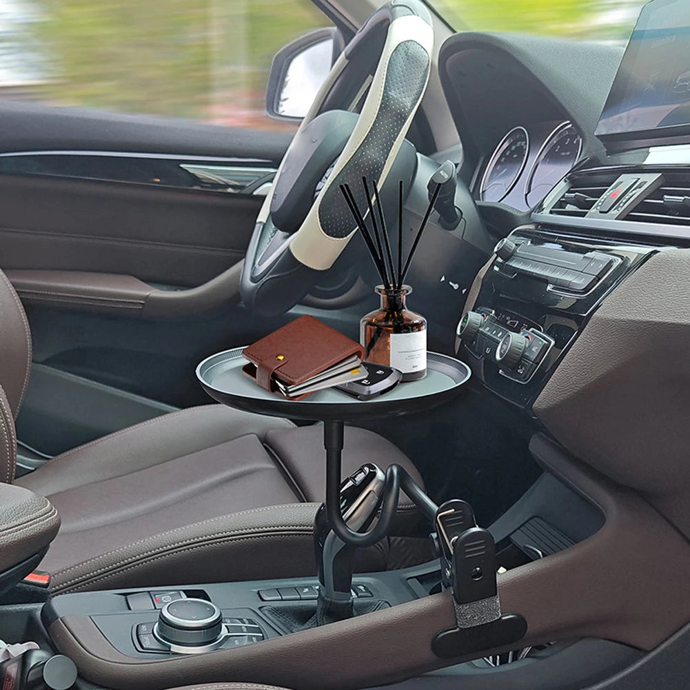Plateaux de voiture à clipser, plateau alimentaire réglable, Table alimentaire Portable, Table à manger pivotante pour berlines, véhicules suv