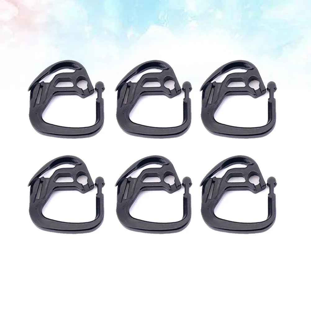 Clips de fixation robustes en ABS pour filets d'ombrage noirs, pour serres, installation et démontage faciles, jardin