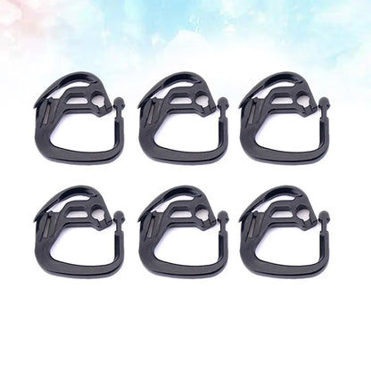 Clips de fixation robustes en ABS pour filets d'ombrage noirs, pour serres, installation et démontage faciles, jardin