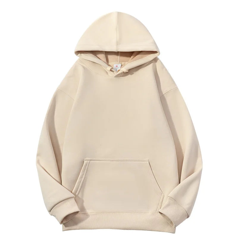 Sweat-shirt à capuche pour hommes, personnalisé avec votre Logo de marque, en coton lourd de haute qualité, pour bricolage, vêtements d'équipe, automne et hiver