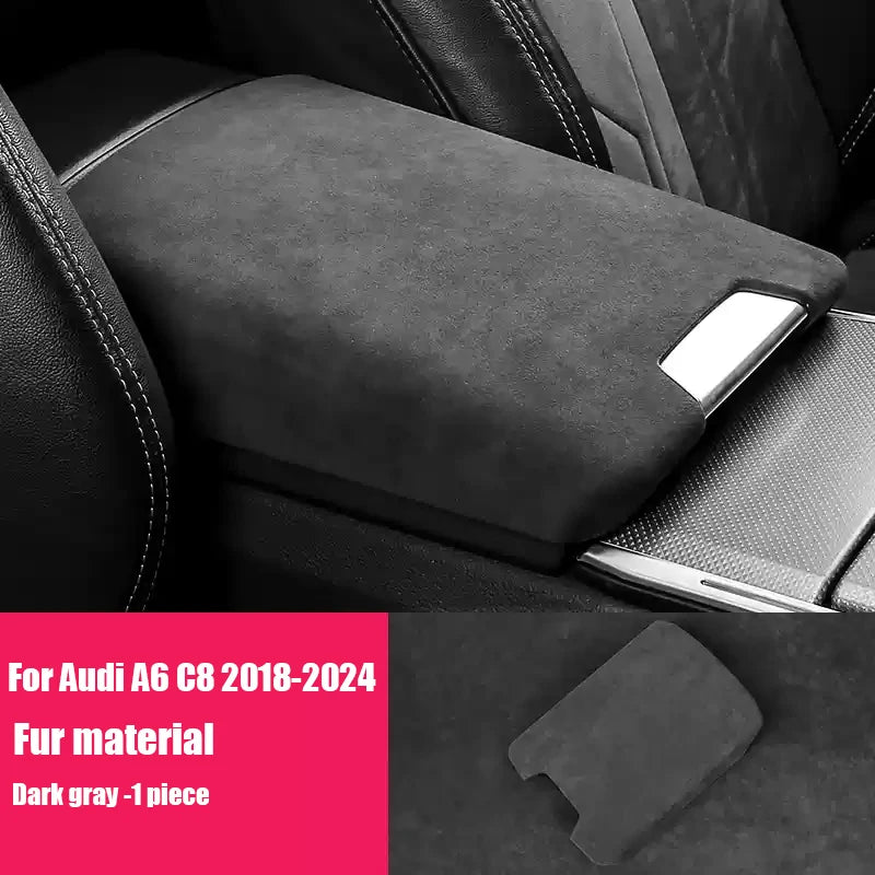 Boîte d'accoudoir de voiture, plaque de couverture décorative, pièces de modification intérieure, pour Audi A6 C8 A7 C8 2018 2019 2020 2021 2022 2023 2024
