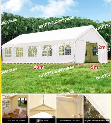 Pour mariages et fêtes, tente de mariage et de réception de grande taille, très résistante, 10x5m, pour 100, 200, 300, 500 personnes, tente pour événements