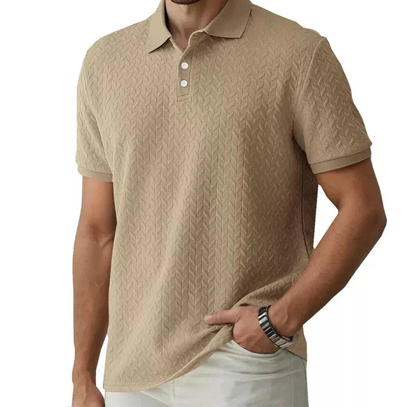 Polo d'été à manches courtes pour hommes, Streetwear, hauts de couleur unie, marque respirante